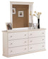 Bostwick Shoals Twin Panel Bed with Mirrored Dresser Signature Design by Ashley®