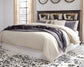 Drystan King/California King Bookcase Headboard with Mirrored Dresser, Chest and Nightstand Signature Design by Ashley®