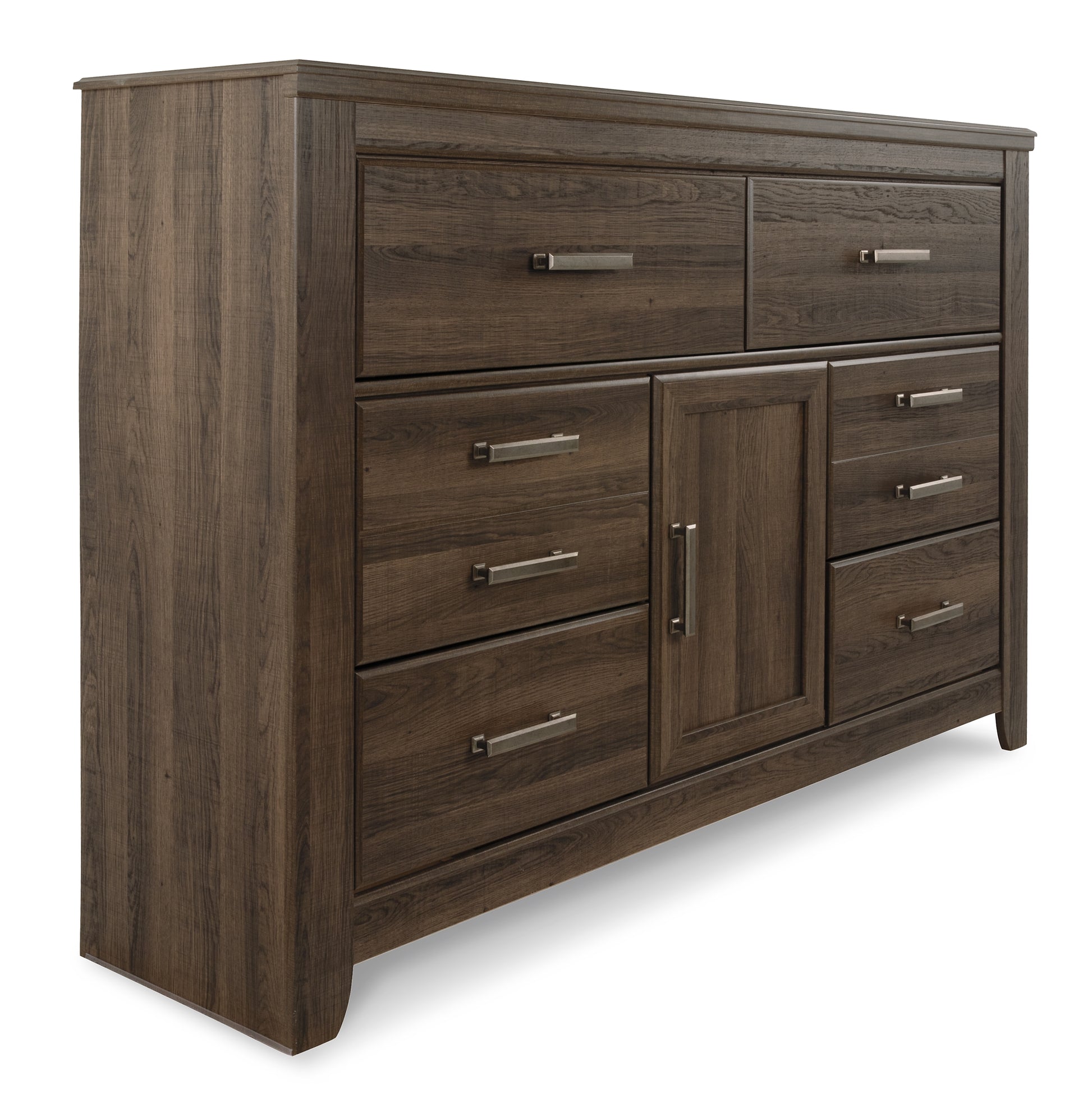 Juararo California King Panel Bed with Mirrored Dresser Signature Design by Ashley®
