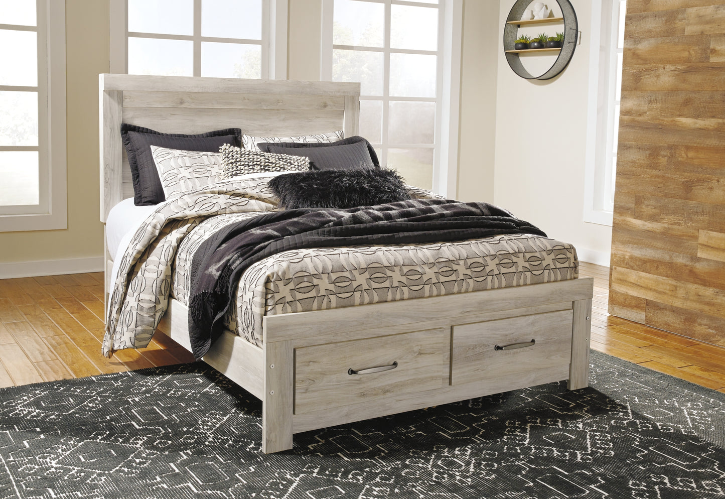 Bellaby Queen Platform Bed with 2 Storage Drawers with Dresser Signature Design by Ashley®