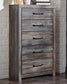 Drystan Queen Panel Bed with 2 Storage Drawers with Mirrored Dresser, Chest and Nightstand Signature Design by Ashley®