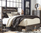 Drystan Queen Panel Bed with 2 Storage Drawers with Mirrored Dresser, Chest and Nightstand Signature Design by Ashley®