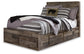 Derekson Full Panel Bed with 6 Storage Drawers with Mirrored Dresser and Chest Benchcraft®