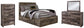 Derekson Full Panel Bed with 6 Storage Drawers with Mirrored Dresser and Chest Benchcraft®