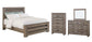 Zelen Queen Panel Bed with Mirrored Dresser and Chest Signature Design by Ashley®