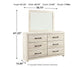 Cambeck Queen Panel Bed with 4 Storage Drawers with Mirrored Dresser Signature Design by Ashley®