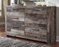 Derekson Queen Panel Bed with 4 Storage Drawers with Dresser Benchcraft®