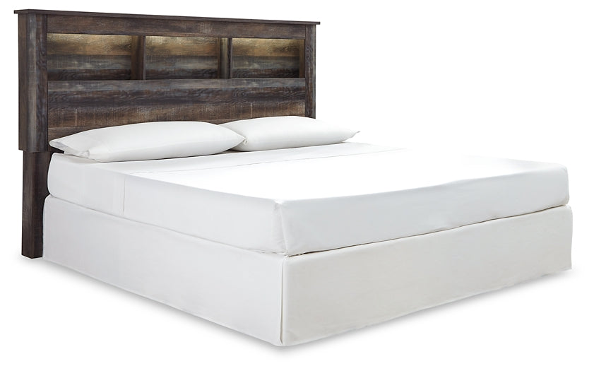 Drystan King/California King Bookcase Headboard with Mirrored Dresser and Chest Signature Design by Ashley®