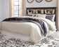 Drystan King/California King Bookcase Headboard with Mirrored Dresser and Chest Signature Design by Ashley®