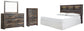 Drystan King/California King Bookcase Headboard with Mirrored Dresser and Chest Signature Design by Ashley®