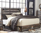 Drystan King Panel Bed with 2 Storage Drawers with Mirrored Dresser, Chest and Nightstand Signature Design by Ashley®