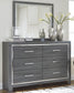 Lodanna Full Panel Bed with Mirrored Dresser and 2 Nightstands Signature Design by Ashley®