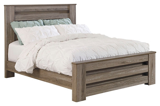Zelen Queen Panel Bed with Mirrored Dresser and 2 Nightstands Signature Design by Ashley®