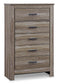 Zelen Queen Panel Bed with Mirrored Dresser, Chest and 2 Nightstands Signature Design by Ashley®