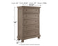 Lettner California King Sleigh Bed with Mirrored Dresser and Chest Signature Design by Ashley®