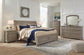 Lettner King Sleigh Bed with 2 Storage Drawers with Mirrored Dresser, Chest and Nightstand Signature Design by Ashley®
