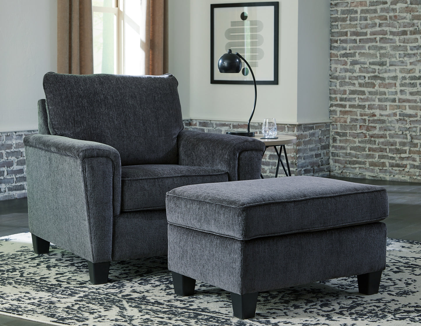 Abinger Chair and Ottoman Signature Design by Ashley®