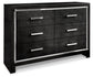 Kaydell Queen Panel Bed with Storage with Dresser Signature Design by Ashley®