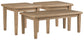 Gerianne Outdoor Coffee Table with 2 End Tables Signature Design by Ashley®