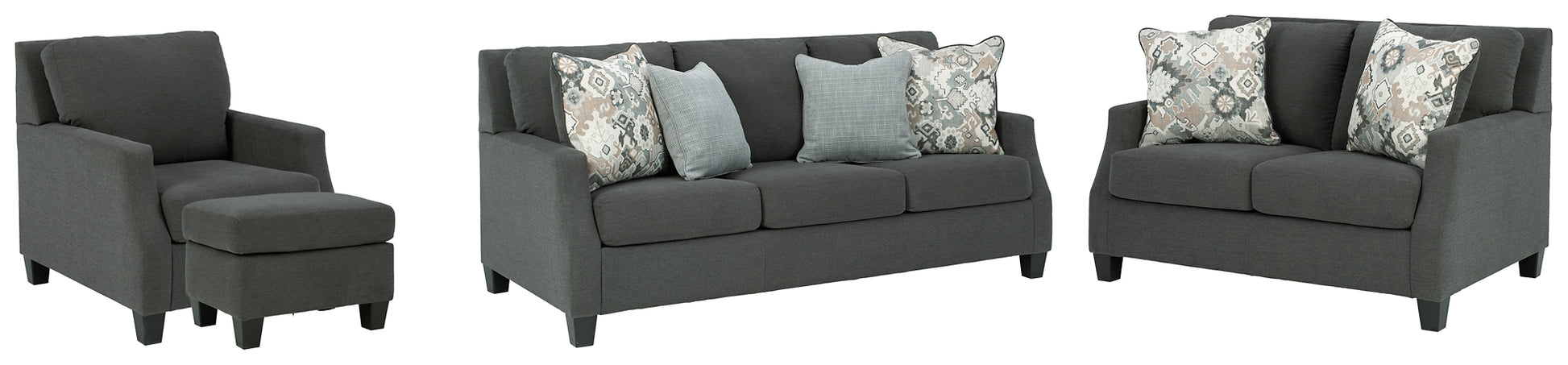 Bayonne Sofa, Loveseat, Chair and Ottoman Signature Design by Ashley®