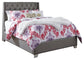 Coralayne Full Upholstered Bed with Dresser Signature Design by Ashley®