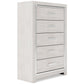 Altyra King Panel Bed with Mirrored Dresser and Chest Signature Design by Ashley®