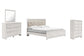 Altyra King Panel Bed with Mirrored Dresser and Chest Signature Design by Ashley®