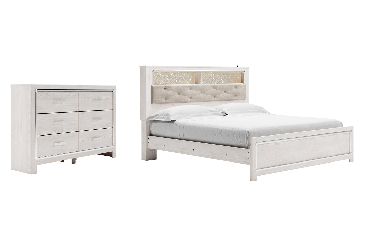 Altyra King Panel Bookcase Bed with Dresser Signature Design by Ashley®