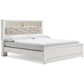 Altyra King Panel Bookcase Bed with Mirrored Dresser and 2 Nightstands Signature Design by Ashley®