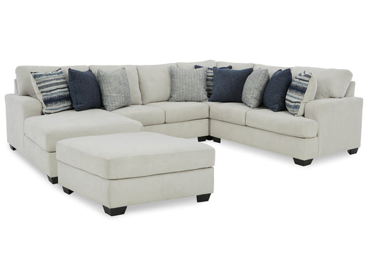 Lowder 4-Piece Sectional with Ottoman Benchcraft®
