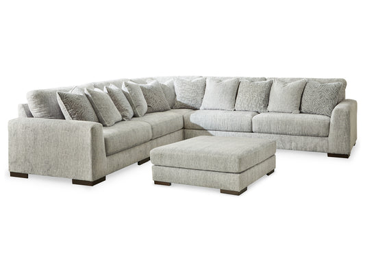 Regent Park 5-Piece Sectional with Ottoman Signature Design by Ashley®