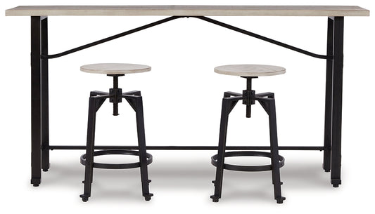 Karisslyn Counter Height Dining Table and 2 Barstools Signature Design by Ashley®