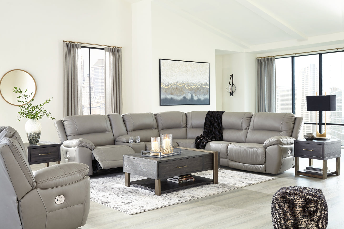 Dunleith 6-Piece Sectional with Recliner Signature Design by Ashley®