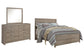 Culverbach Queen Panel Bed with Mirrored Dresser Signature Design by Ashley®