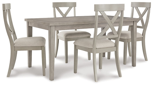 Parellen Dining Table and 4 Chairs Signature Design by Ashley®