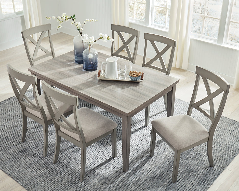 Parellen Dining Table and 6 Chairs Signature Design by Ashley®
