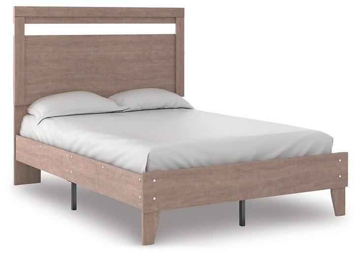 Flannia Full Panel Platform Bed with 2 Nightstands Signature Design by Ashley®