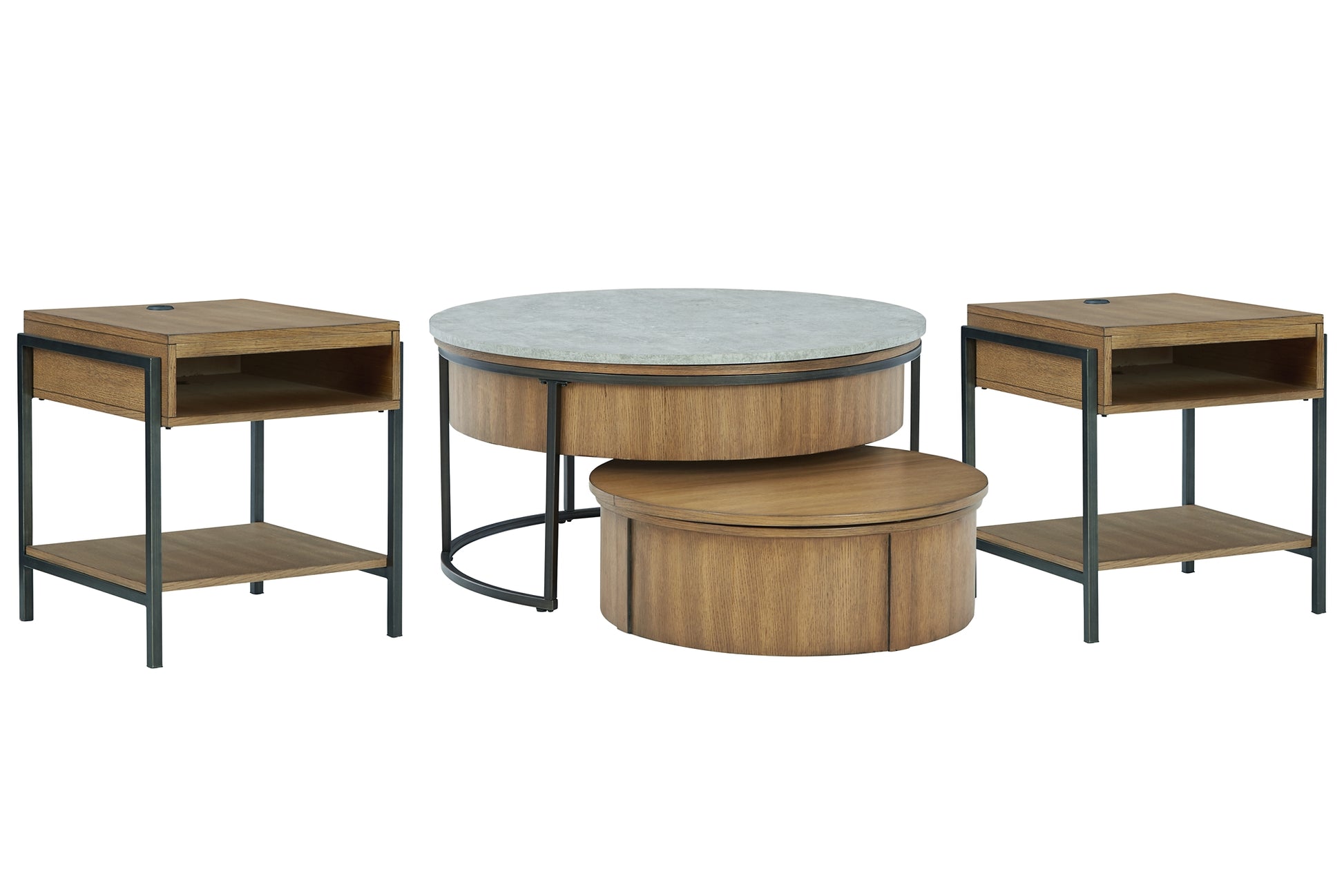 Fridley Coffee Table with 2 End Tables Signature Design by Ashley®