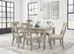 Parellen Dining Table and 6 Chairs Signature Design by Ashley®
