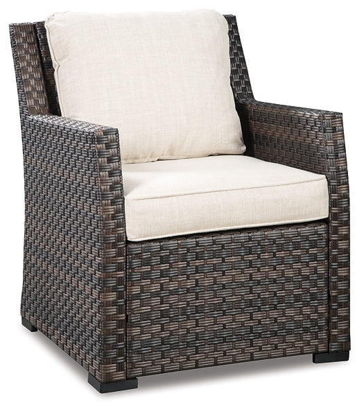 Easy Isle 3-Piece Outdoor Sectional with 2 Chairs and Coffee Table Signature Design by Ashley®