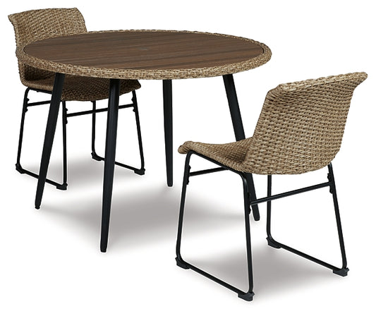 Amaris Outdoor Dining Table and 2 Chairs Signature Design by Ashley®