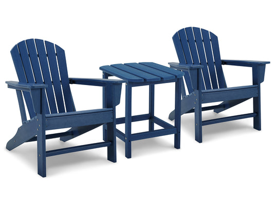 Sundown Treasure 2 Adirondack Chairs with End table Signature Design by Ashley®