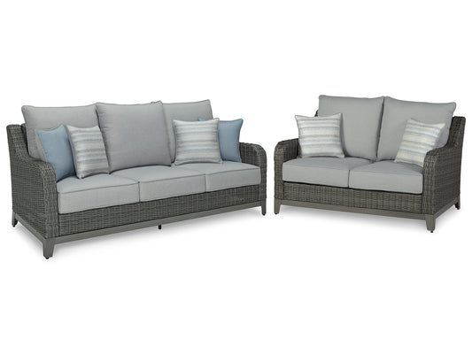 Elite Park Outdoor Sofa and Loveseat Signature Design by Ashley®