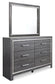 Lodanna Queen Panel Bed with 2 Storage Drawers with Mirrored Dresser and Nightstand Signature Design by Ashley®