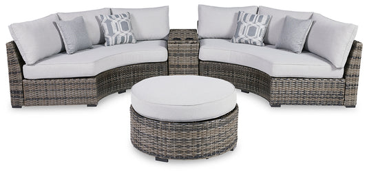 Harbor Court 3-Piece Outdoor Sectional with Ottoman Signature Design by Ashley®
