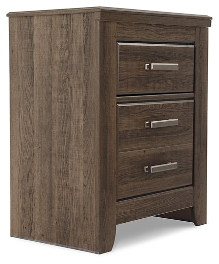 Juararo Queen Poster Headboard with Mirrored Dresser and Nightstand Signature Design by Ashley®