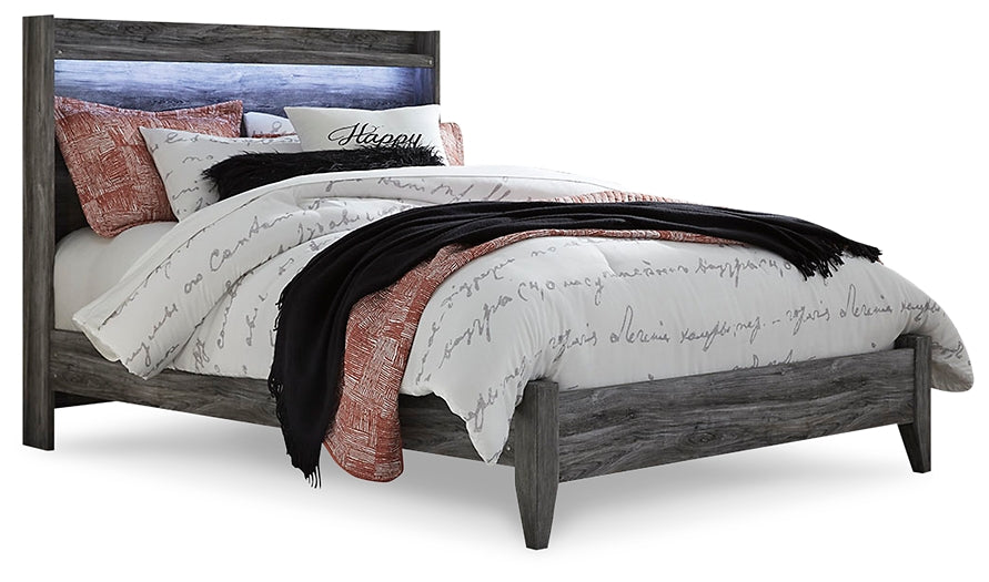 Baystorm Queen Panel Bed with Mirrored Dresser and Nightstand Signature Design by Ashley®
