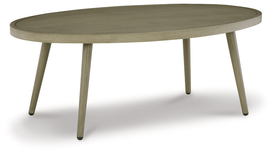 Swiss Valley Oval Cocktail Table Signature Design by Ashley®
