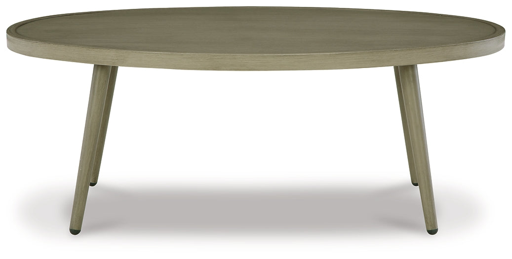 Swiss Valley Oval Cocktail Table Signature Design by Ashley®