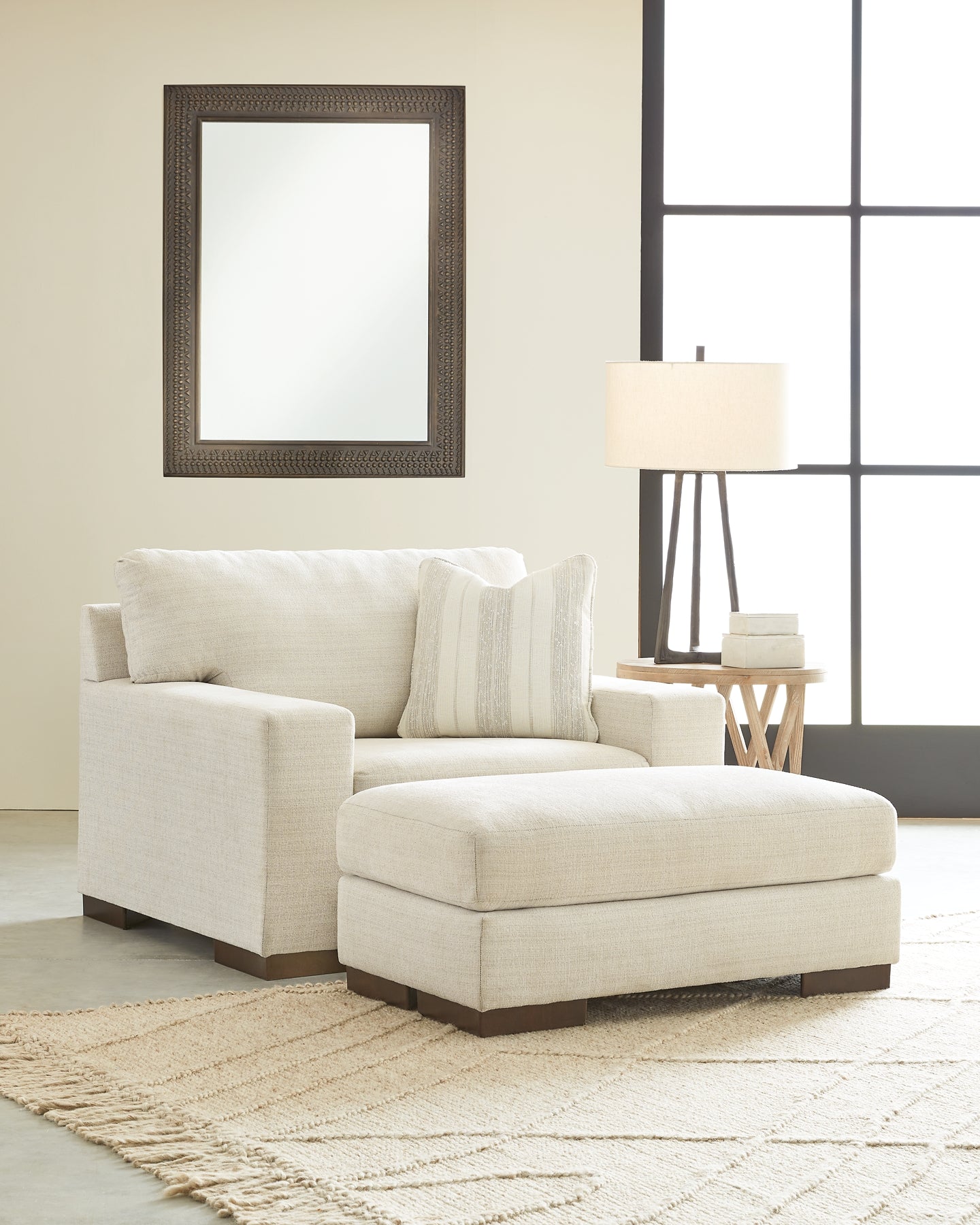 Maggie Chair and Ottoman Signature Design by Ashley®